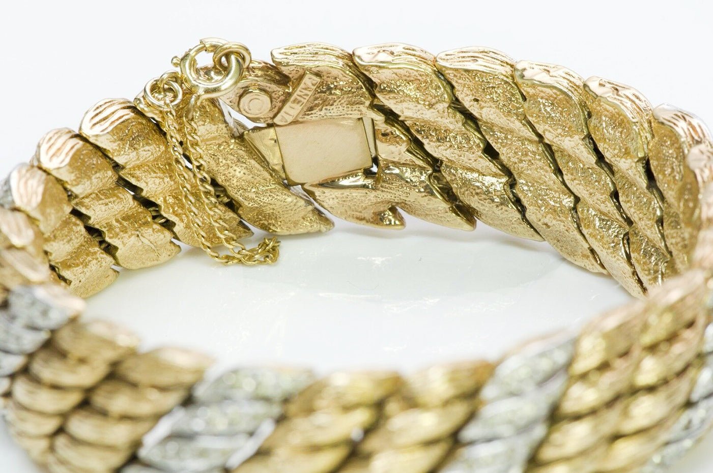 Panetta Gold Tone Crystal Bracelet