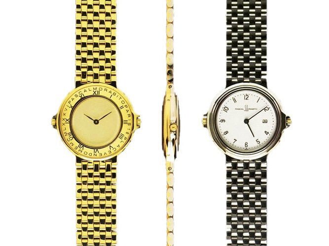 Pascal Morabito 14K Yellow Gold & Steel Reversible Watch