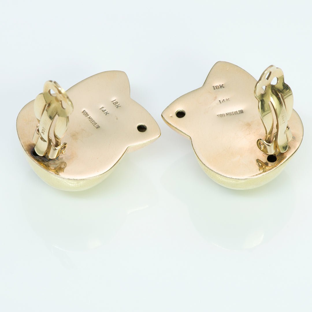 Patricia Von Musulin 18K Yellow & Rose Gold Earrings