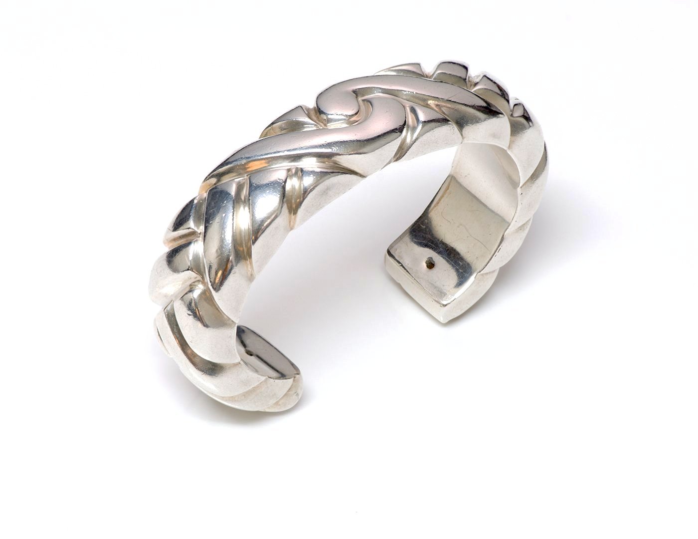 Patricia Von Musulin Sterling Silver Modernist Cuff Bracelet