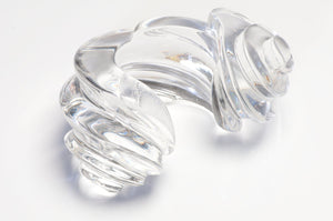 Patricia Von Musulin Wide Lucite Ram Cuff Bracelet