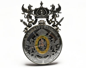 Paul Flato Sterling Silver Brooch Manual Wind Watch