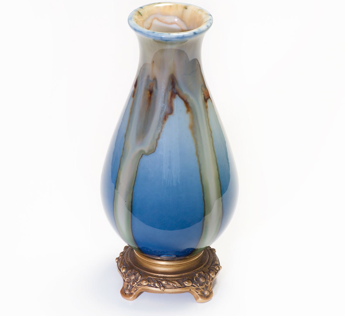 Paul Louchet Art Nouveau Cabinet Porcelain Vase