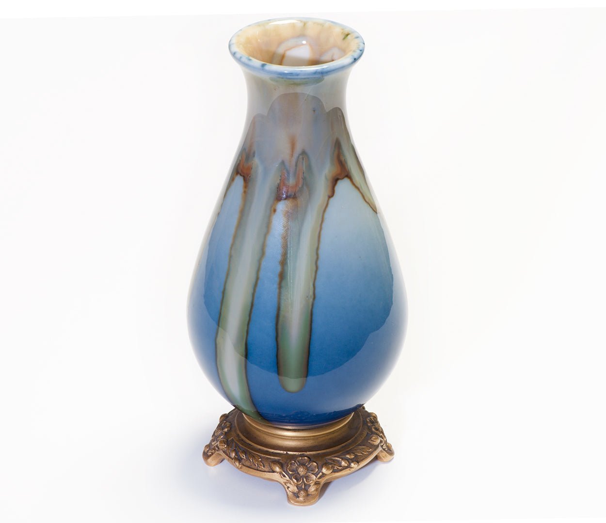 Paul Louchet Art Nouveau Cabinet Porcelain Vase