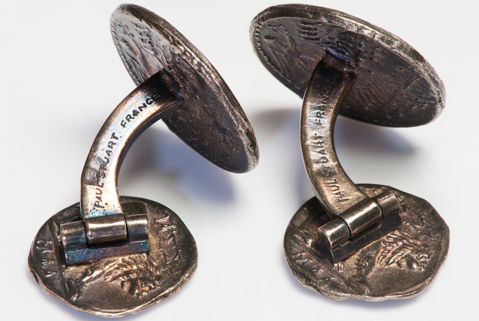 Paul Stuart Silver Coin Cufflinks