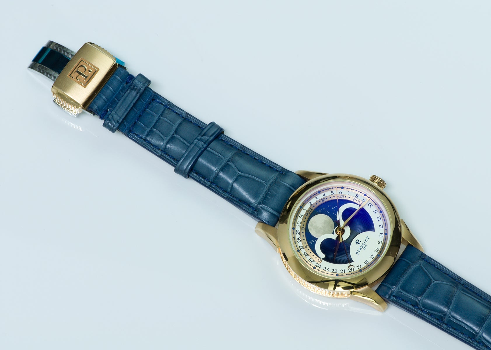 Perrelet Moon Phase Automatic 18K Gold Watch