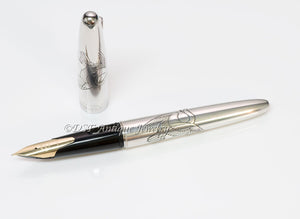 Pilot Namiki Sterling Silver Crane Fountain Pen