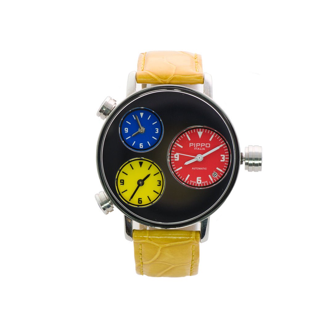 Pippo Watch Automatic 3 Time Zone