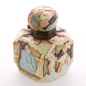 Antique Porcelain Inkwell