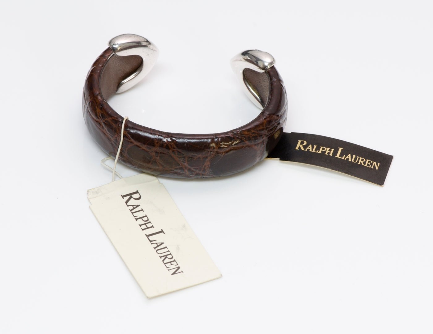 Ralph Lauren Crocodile Sterling Bracelet