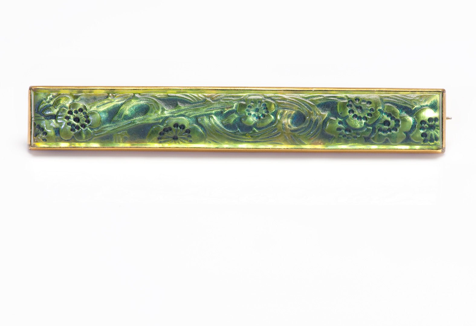 Rene Lalique Glass Brooch