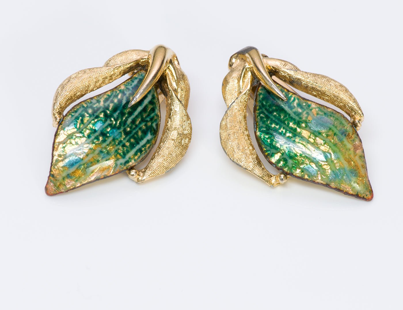 Renoir Sauteur Enamel Bracelet Earrings Brooch