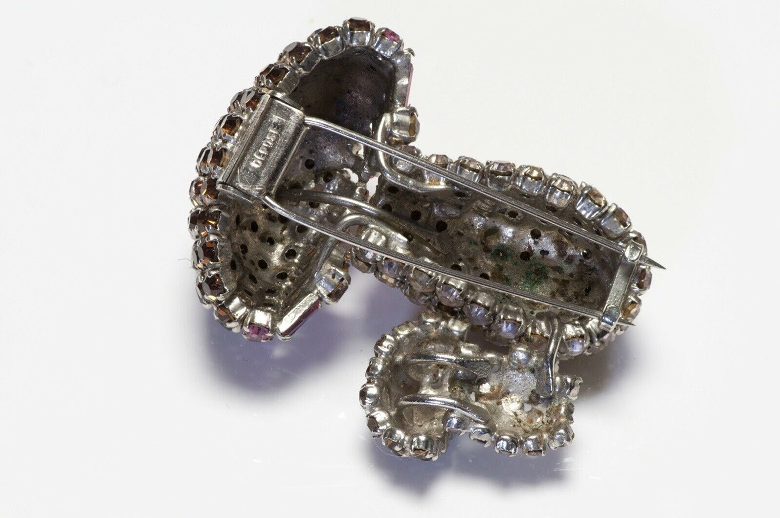 Roger Jean-Pierre DEPOSE 1950’s Crystal Mushroom Brooch