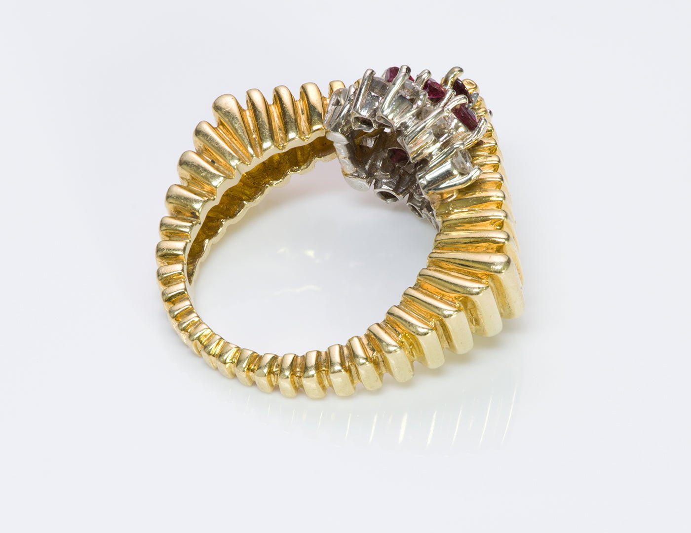 Ruby Diamond 18K Gold Ring