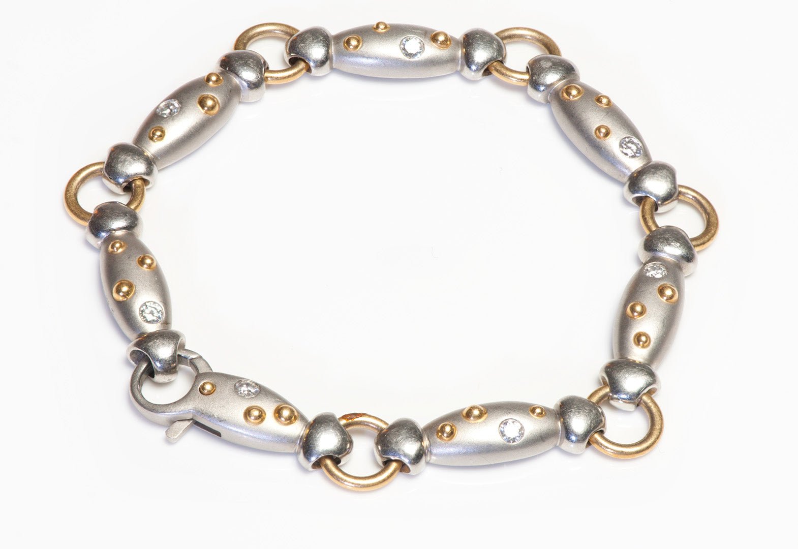 Rudolf Erdel Platinum Gold Diamond Etoile Ladies Bracelet