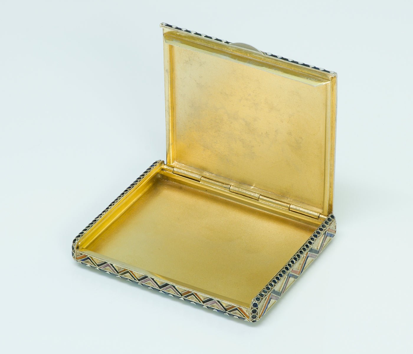 Russian Enamel Silver Box