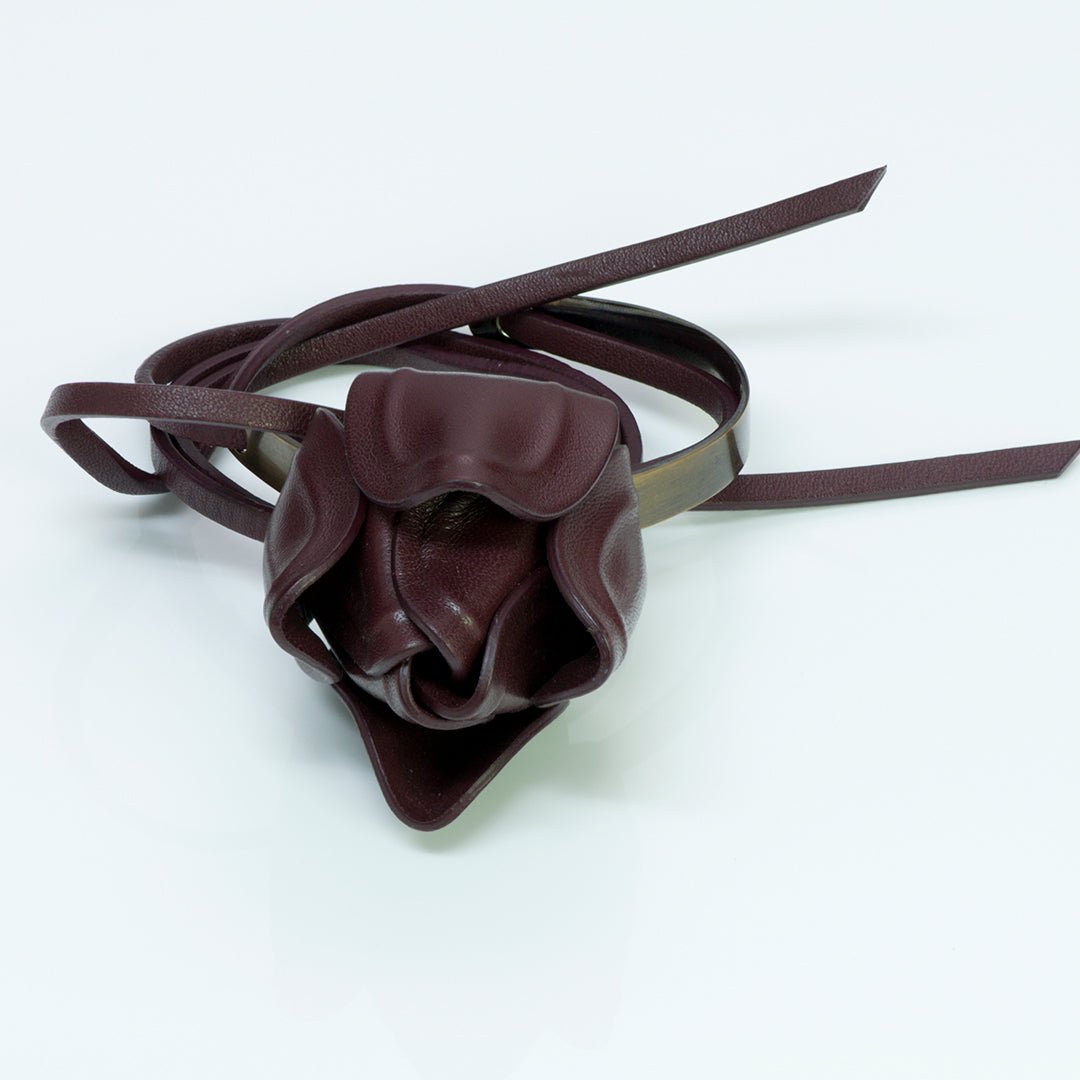 Salvatore Ferragamo Leather Tulip Bracelet