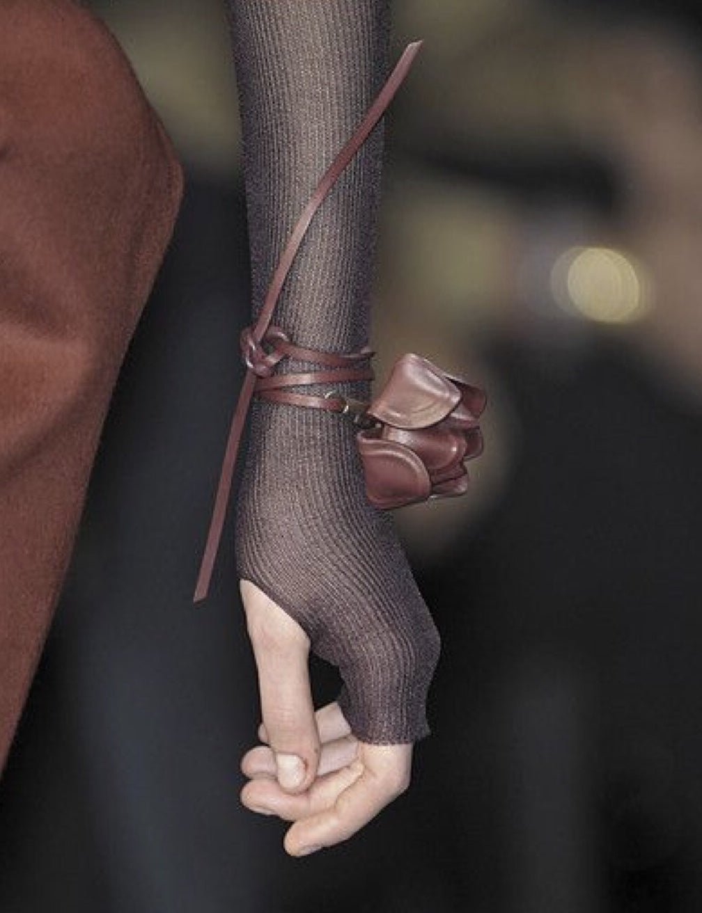 Salvatore Ferragamo Leather Tulip Bracelet