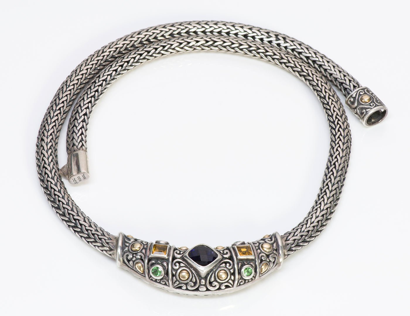 Samuel Benham BJC Gold & Sterling Silver Necklace