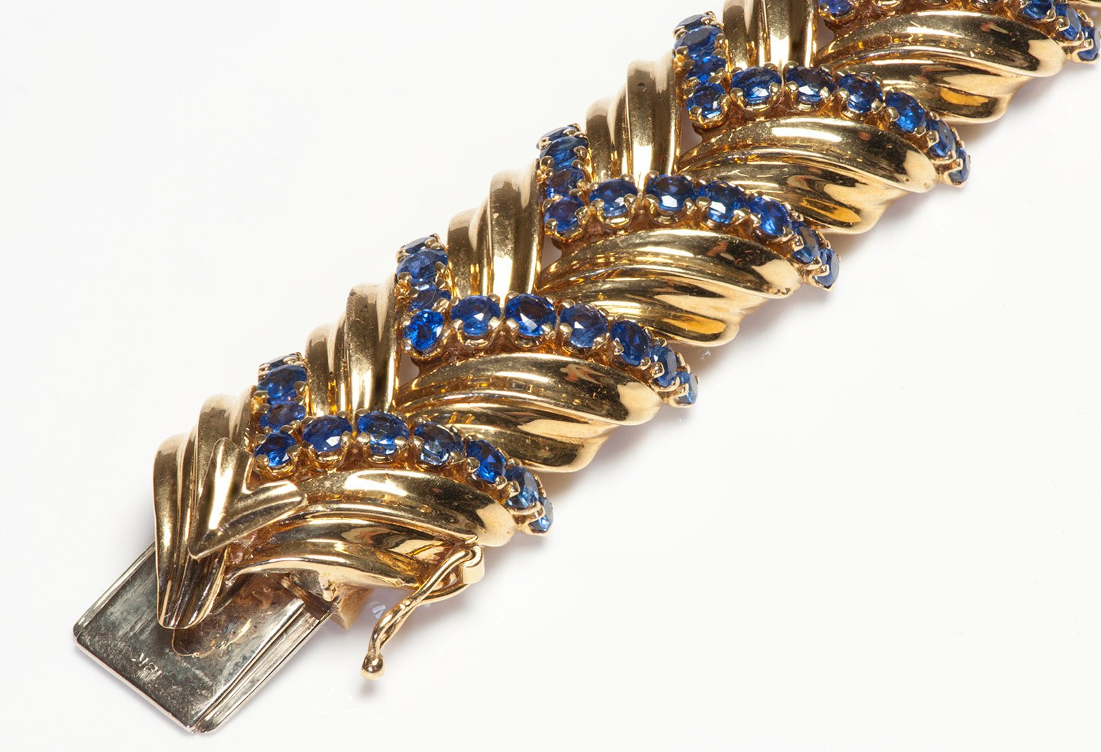 Sapphire 18K Yellow Gold Bracelet