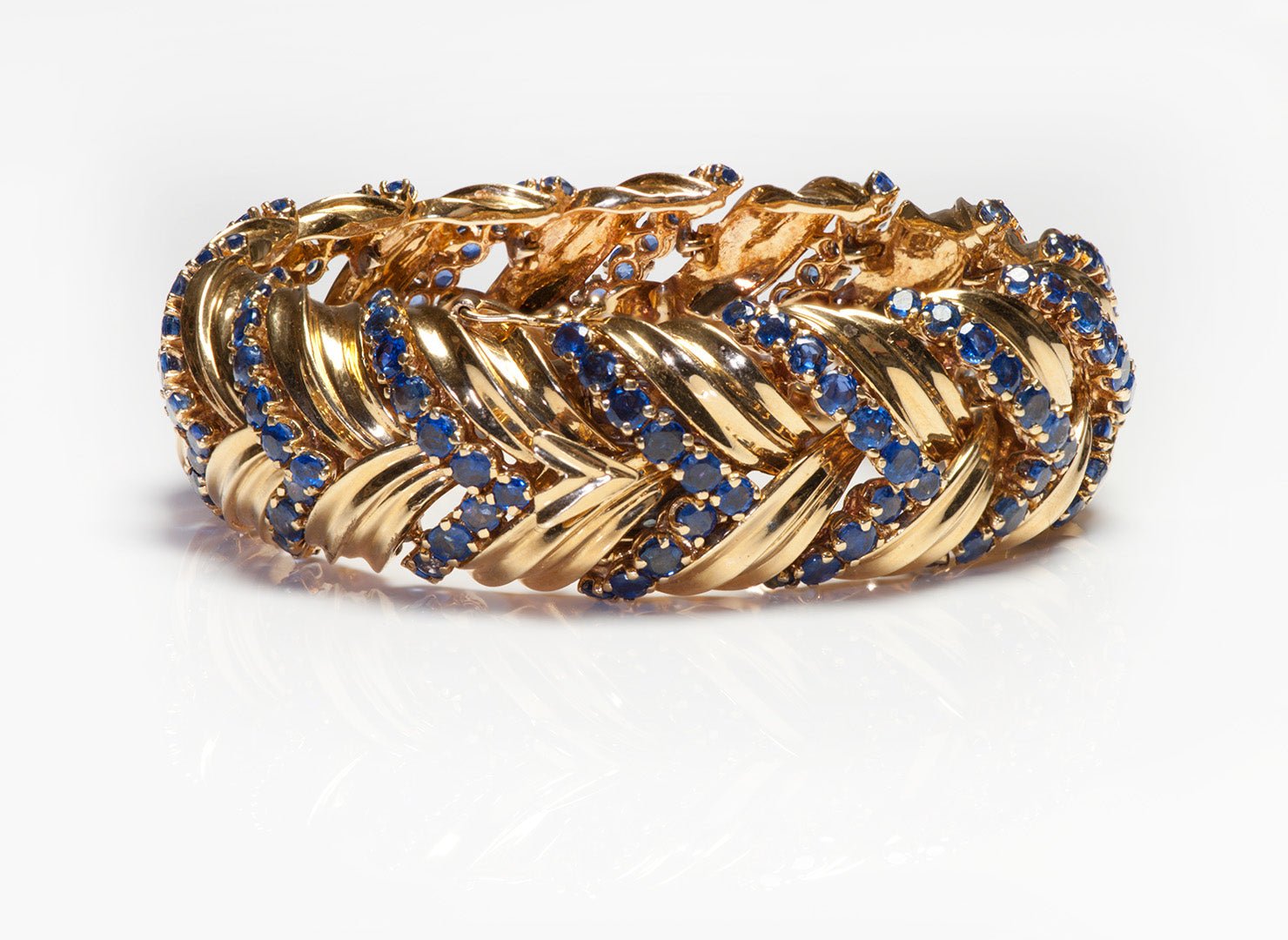 Sapphire 18K Yellow Gold Bracelet
