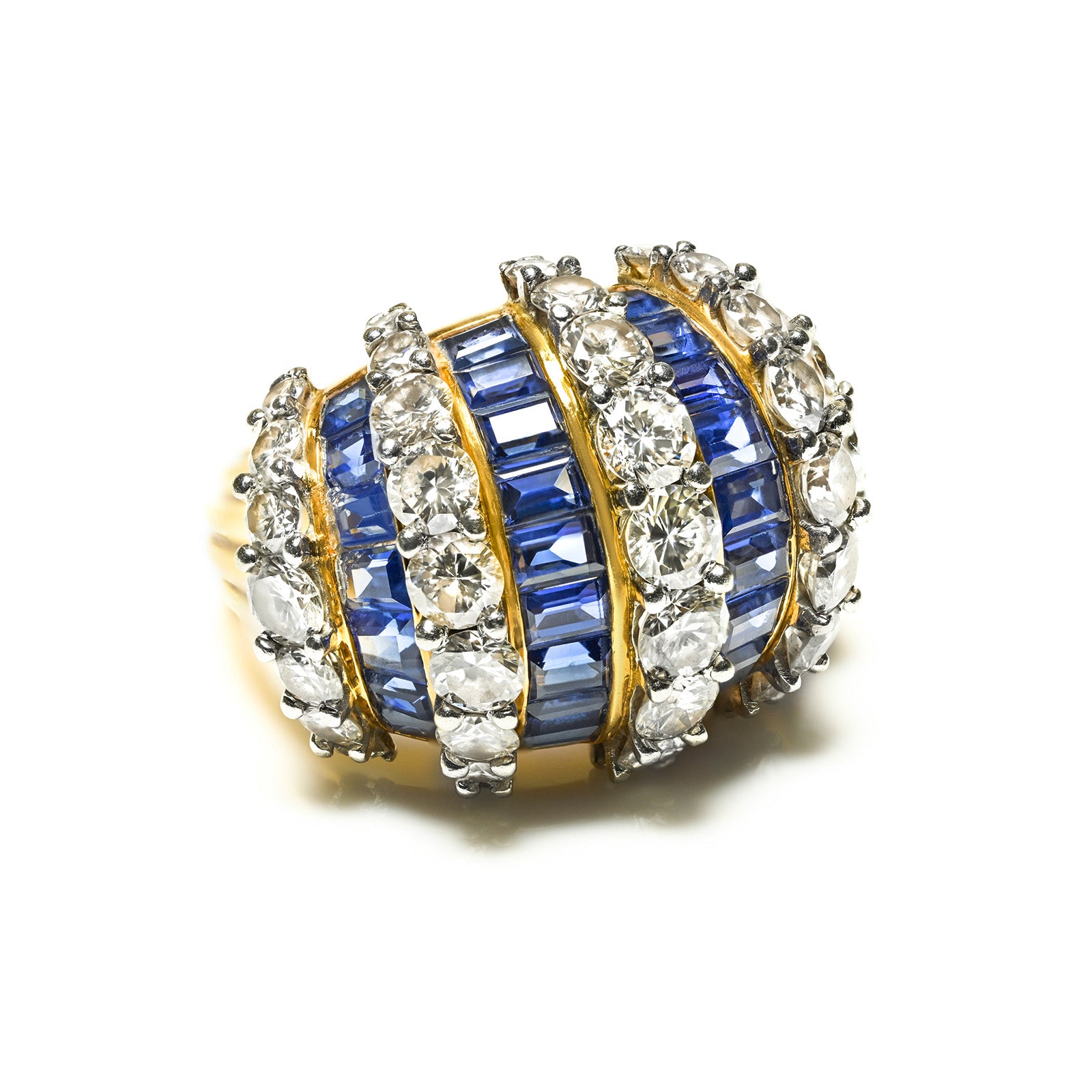 18k Diamond Sapphire Ring VCA