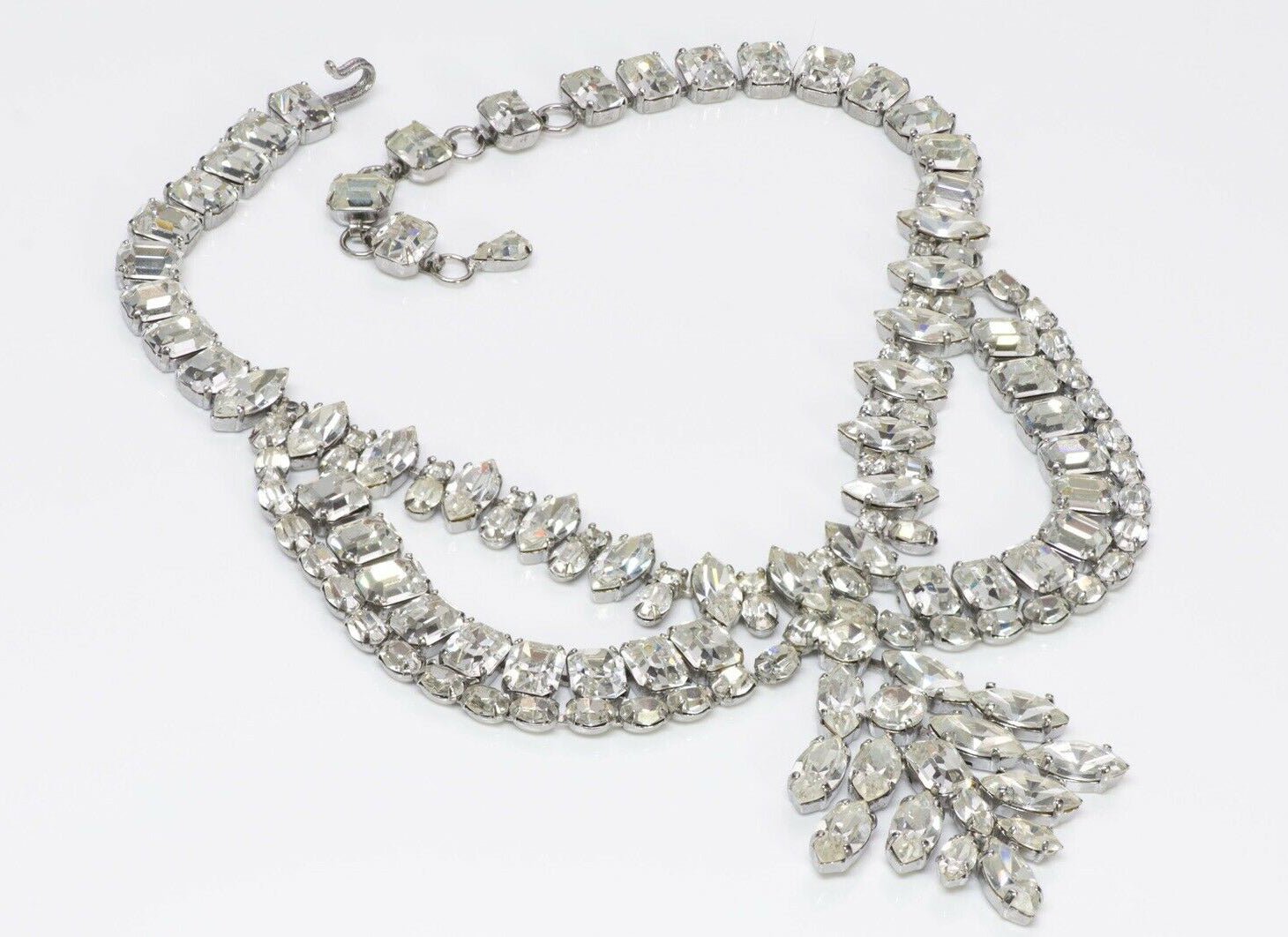 Schreiner Edwardian Style Crystal Collar Necklace