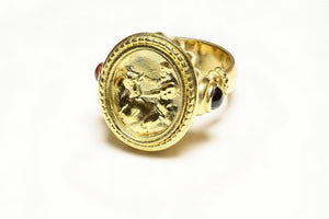 SeidenGang 18K Yellow Gold Tourmaline Ring