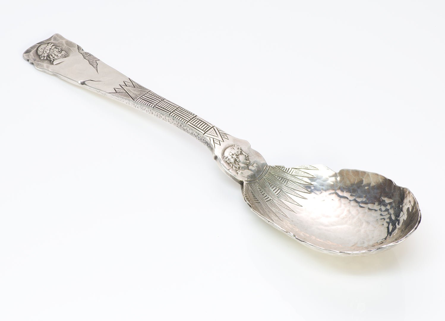 Shiebler Bigelow Kennard & Co. Silver Etruscan Serving Spoon