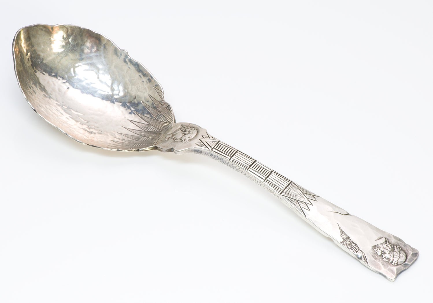 Shiebler Bigelow Kennard & Co. Silver Etruscan Serving Spoon