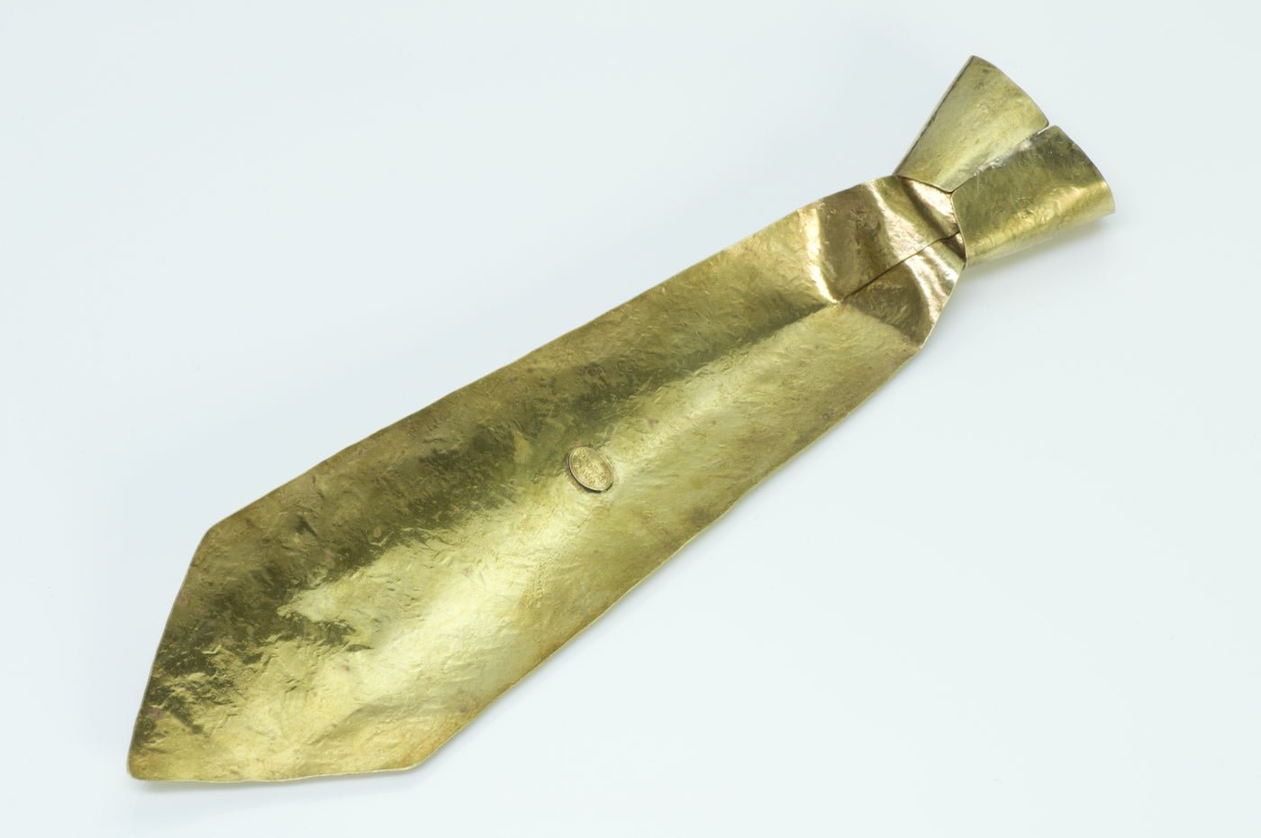 Sonia Rykiel Paris Gold Plated Tie Pendant Necklace