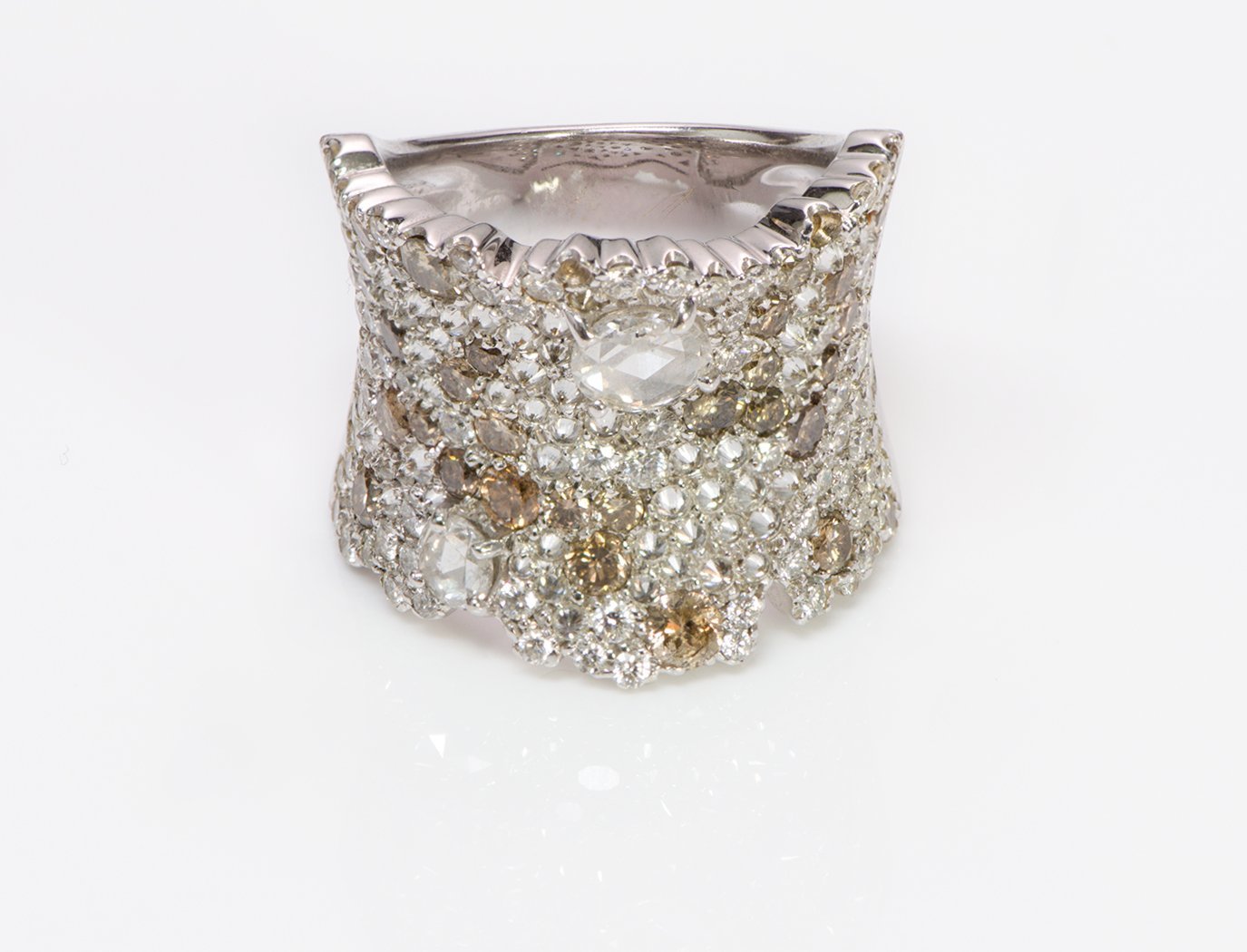 Stefan Hafner Fancy Diamond Gold Ring