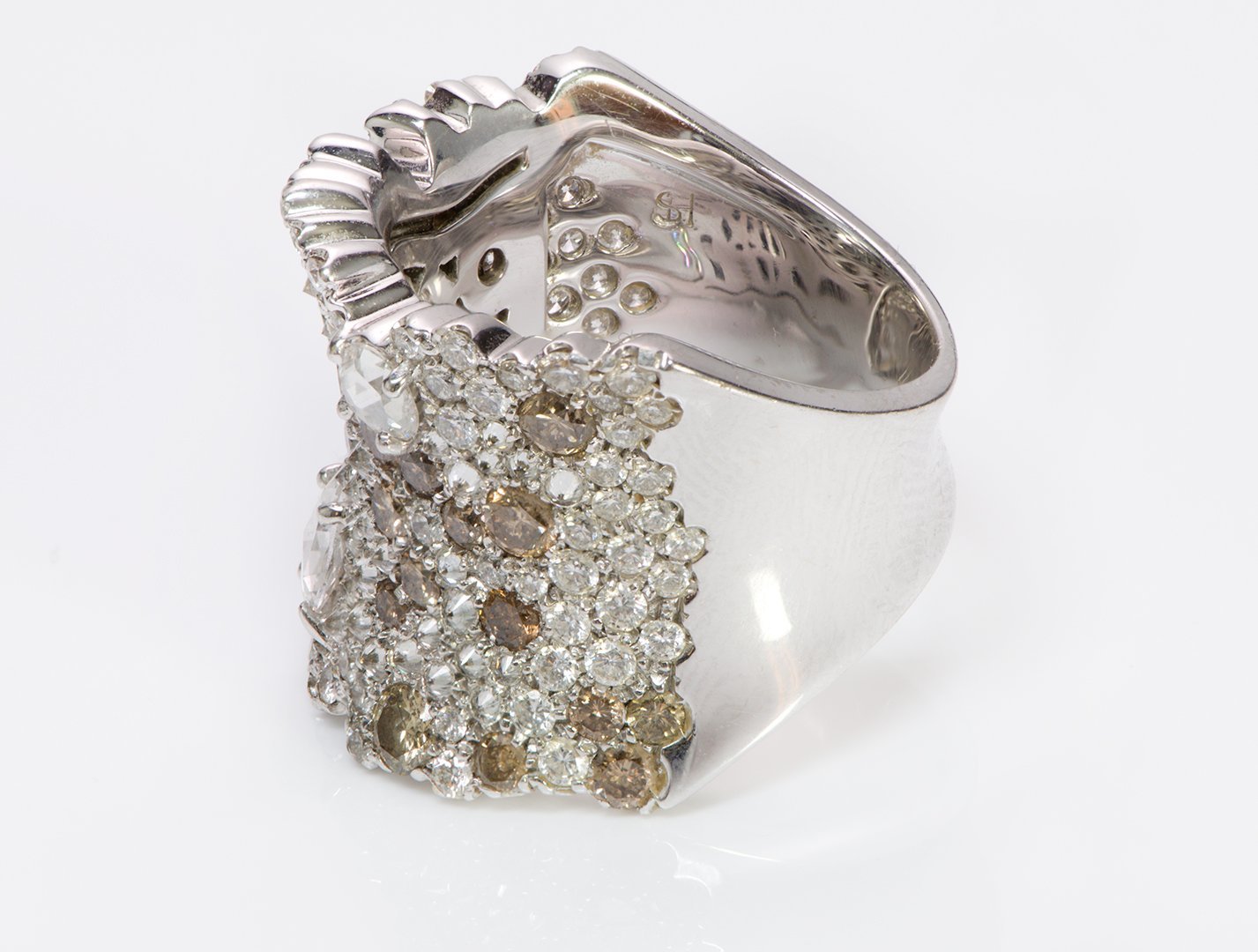 Stefan Hafner Fancy Diamond Gold Ring