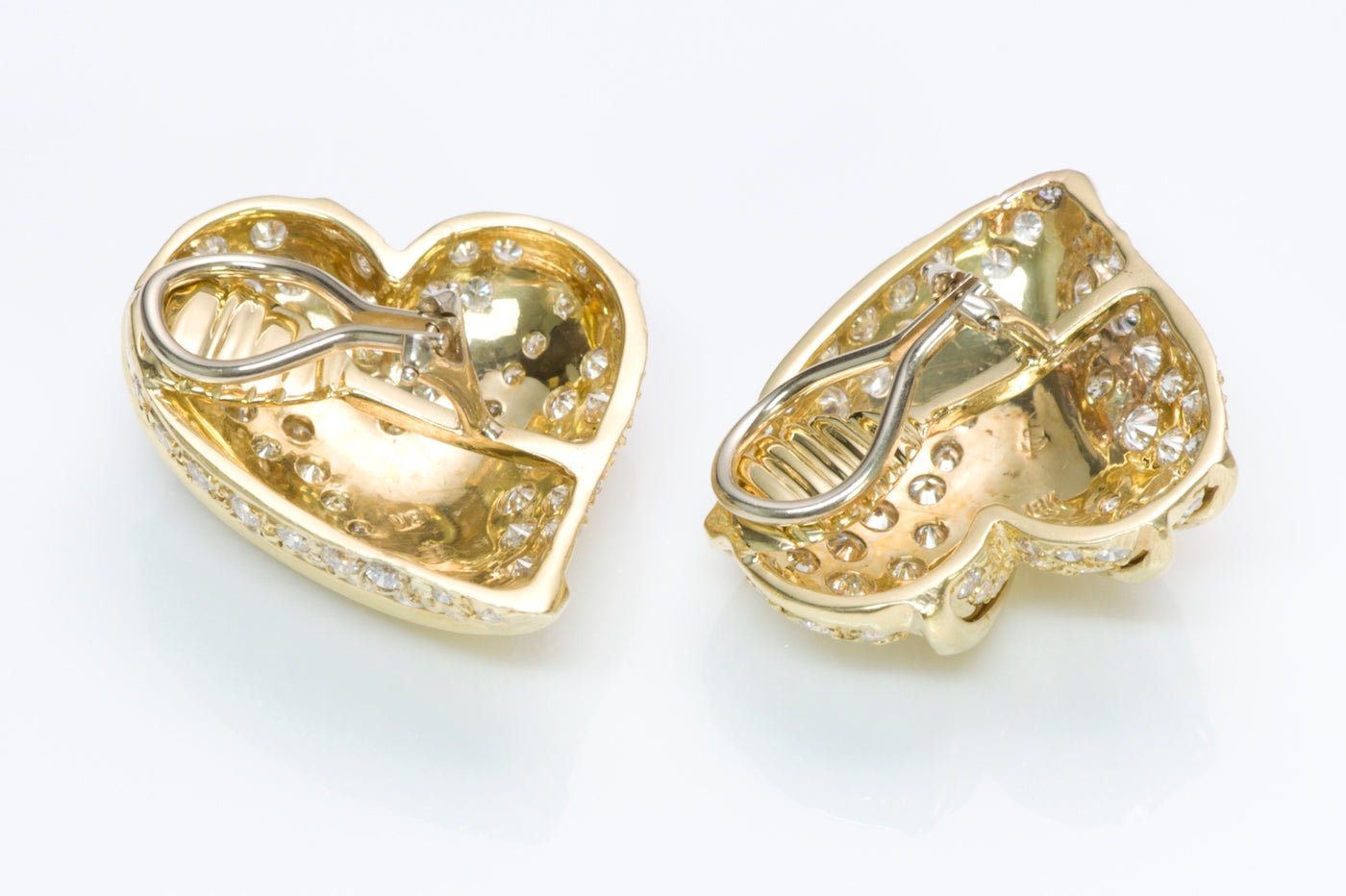 Stefan Hafner Gold Diamond Earrings