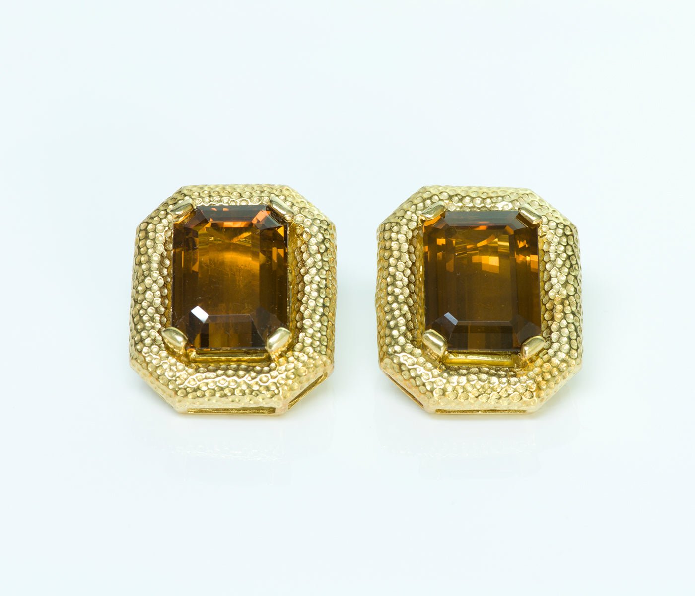 Tambetti Citrine 18K Gold Earrings