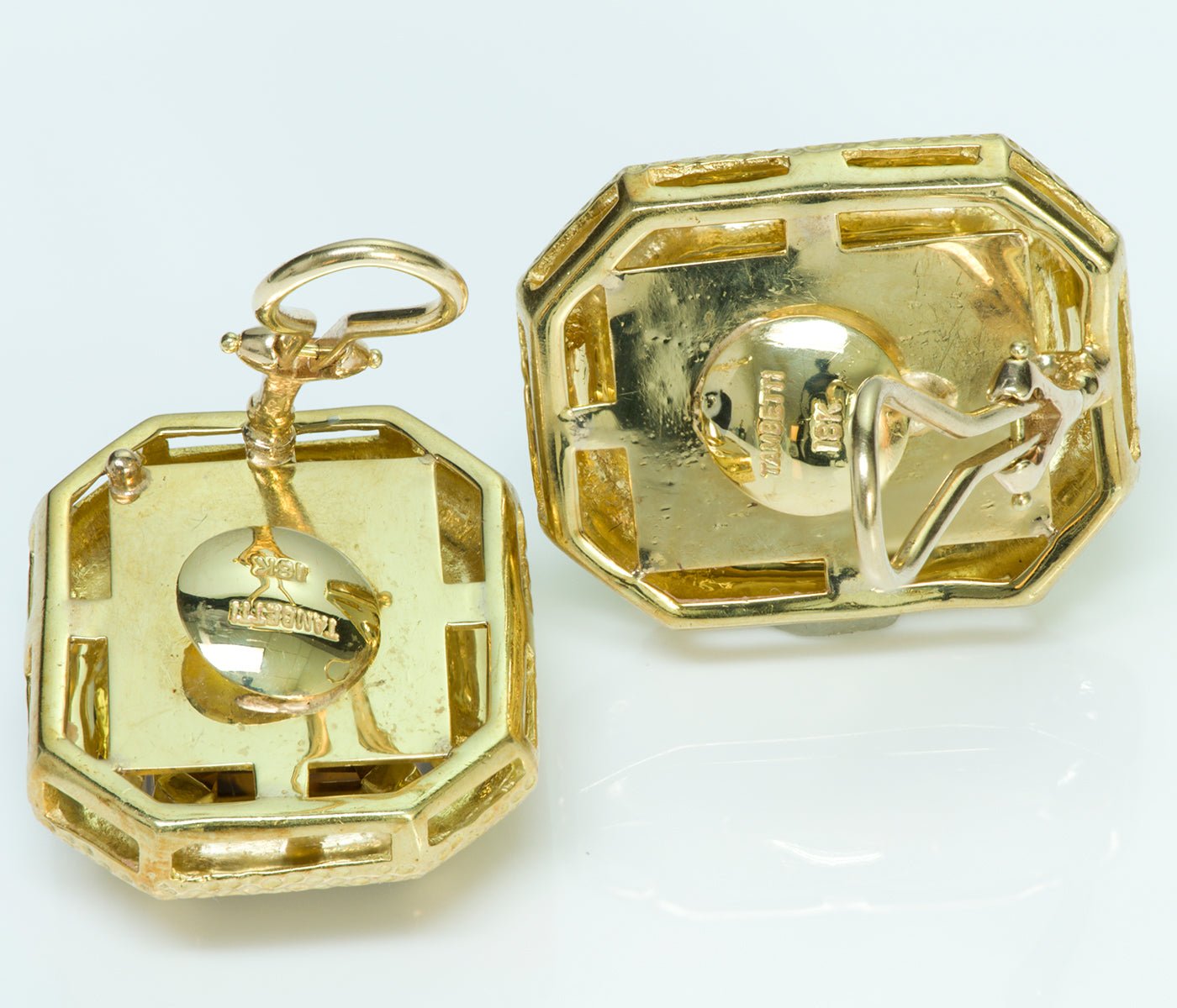 Tambetti Citrine 18K Gold Earrings