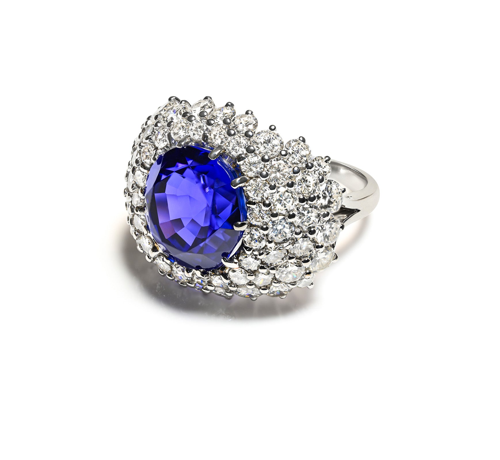 Tanzanite Diamond Ring