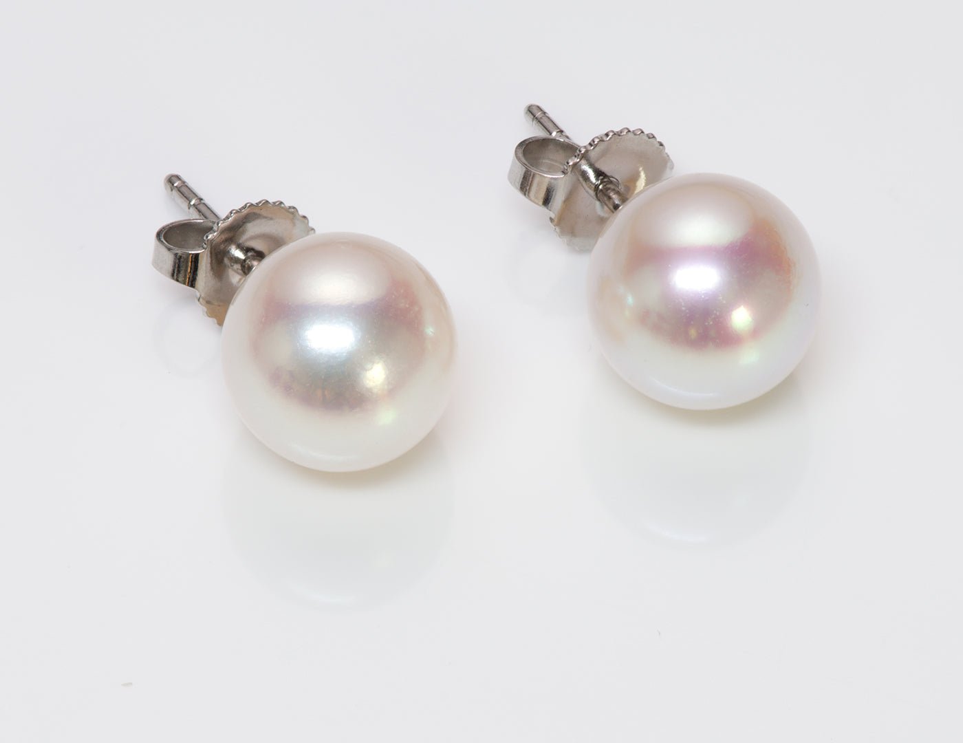 Tiffany & Co. 18K Gold Pearl Stud Earrings