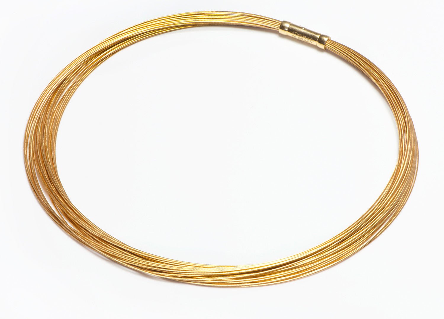 Tiffany & Co. 18K Gold Wire Necklace/Choker