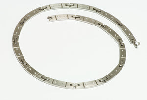 Tiffany & Co. Streamerica 18K White Gold Diamond Collar Necklace