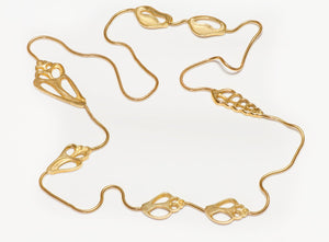 Tiffany & Co. Angela Cummings 18K Gold Seashell Necklace