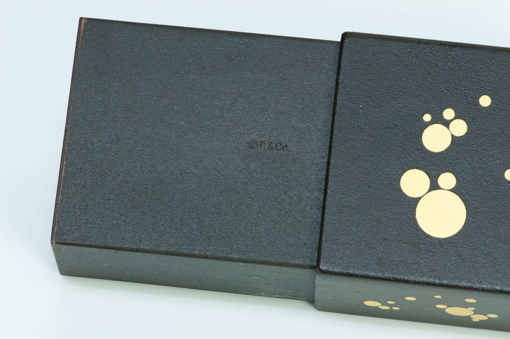 Tiffany & Co. Angela Cummings Iron Gold Bubbles Box