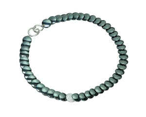 Tiffany & Co. Angela Cummings Platinum Hematite Diamond Necklace