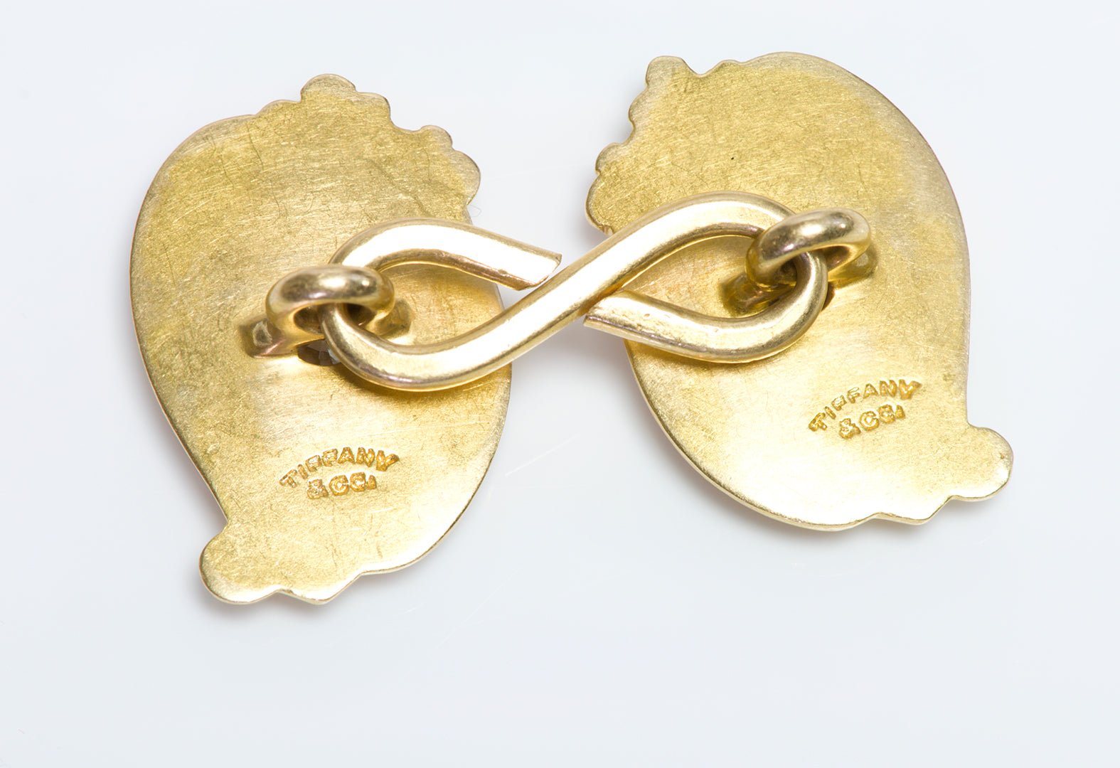 Tiffany & Co. Antique Art Nouveau Gold Diamond Cufflinks