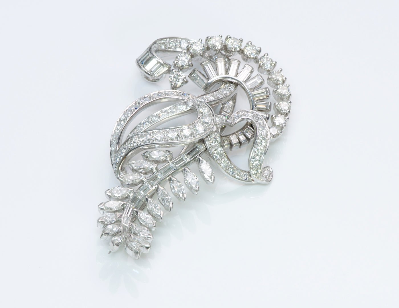 Tiffany & Co. Diamond Palladium Brooch