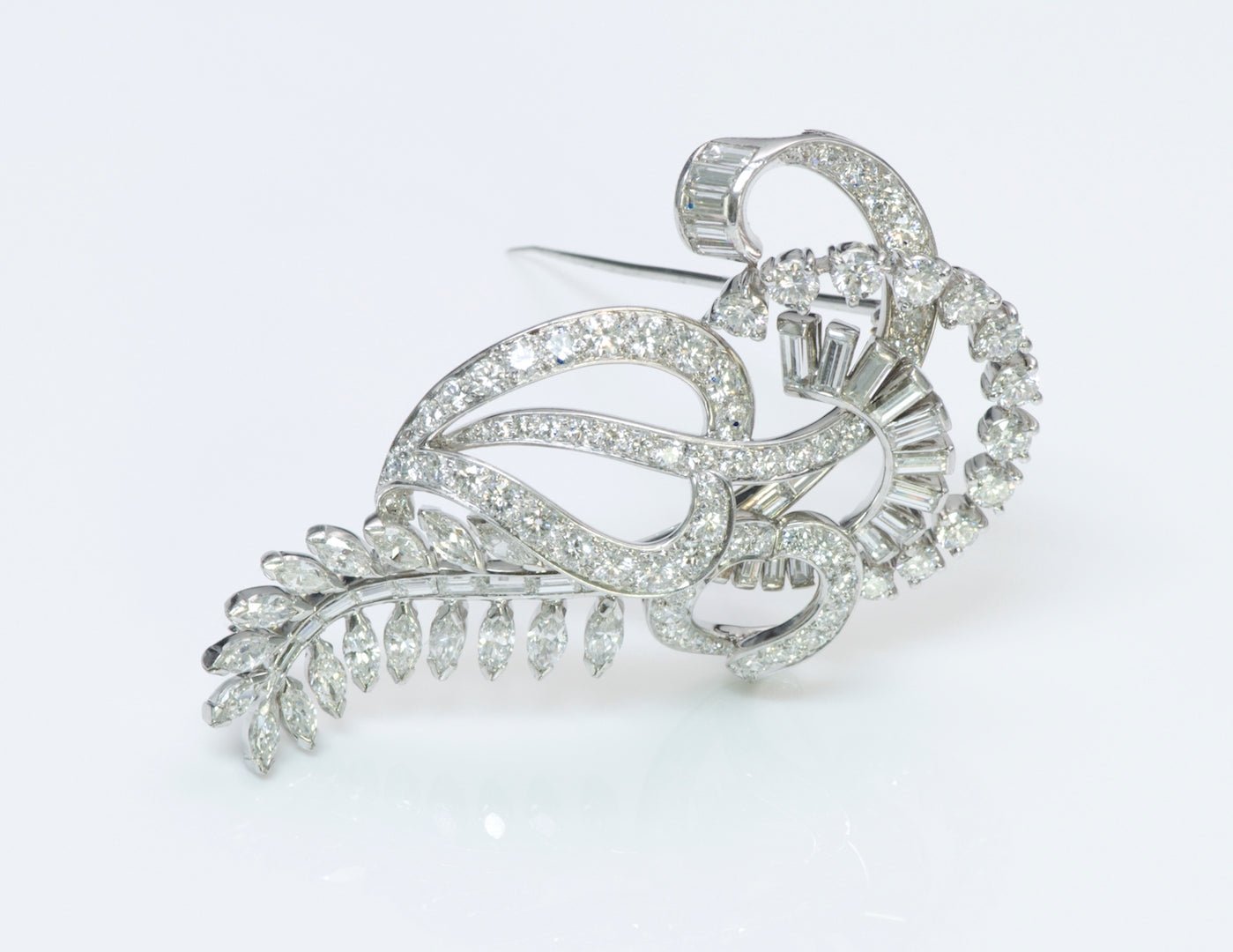 Tiffany & Co. Diamond Palladium Brooch