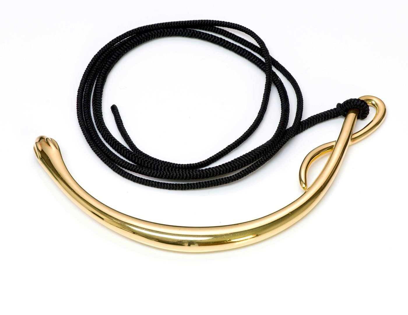 Tiffany & Co. Elsa Peretti 24K Gold Snake Necklace