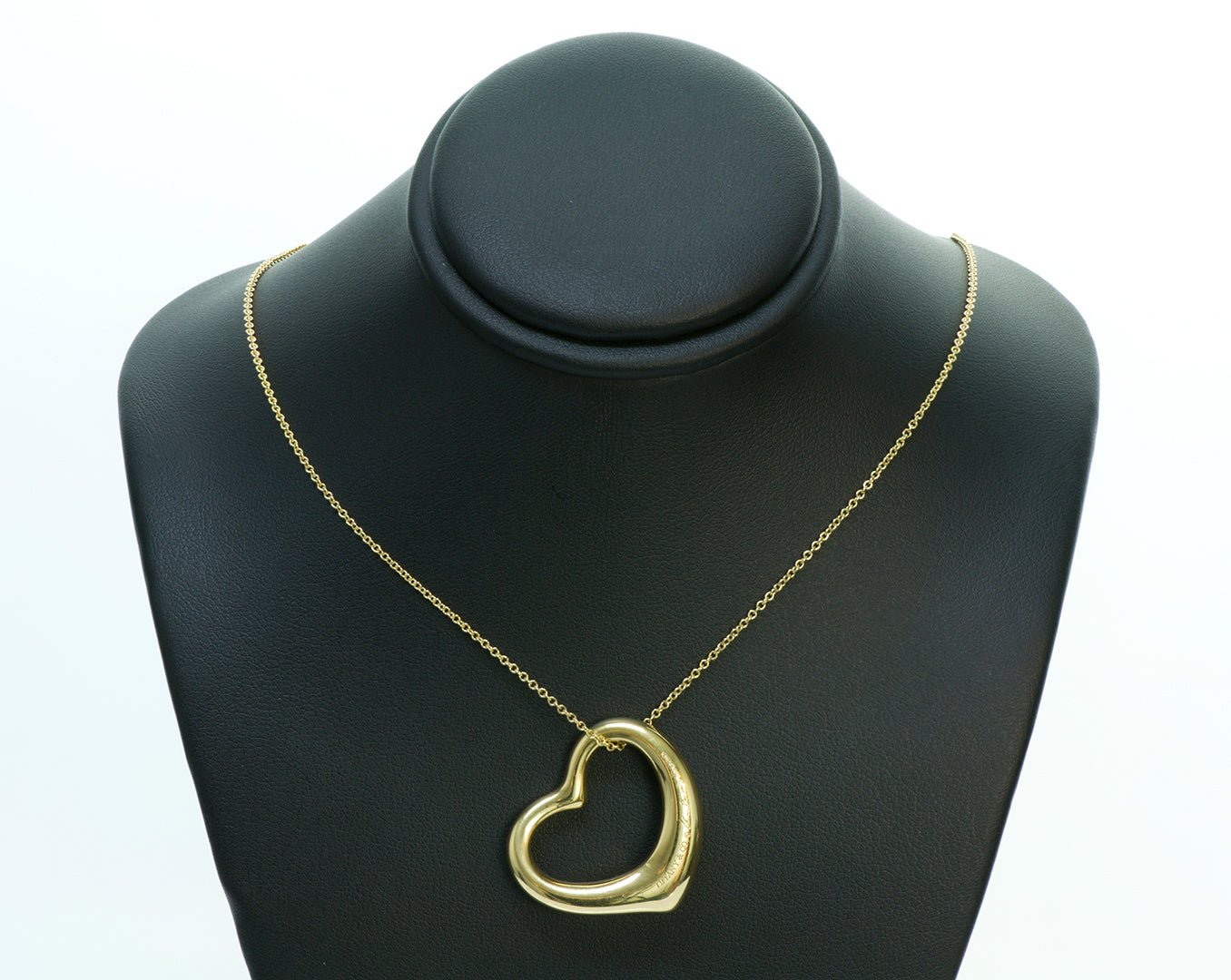 Tiffany & Co. Elsa Peretti Open Heart Gold Pendant
