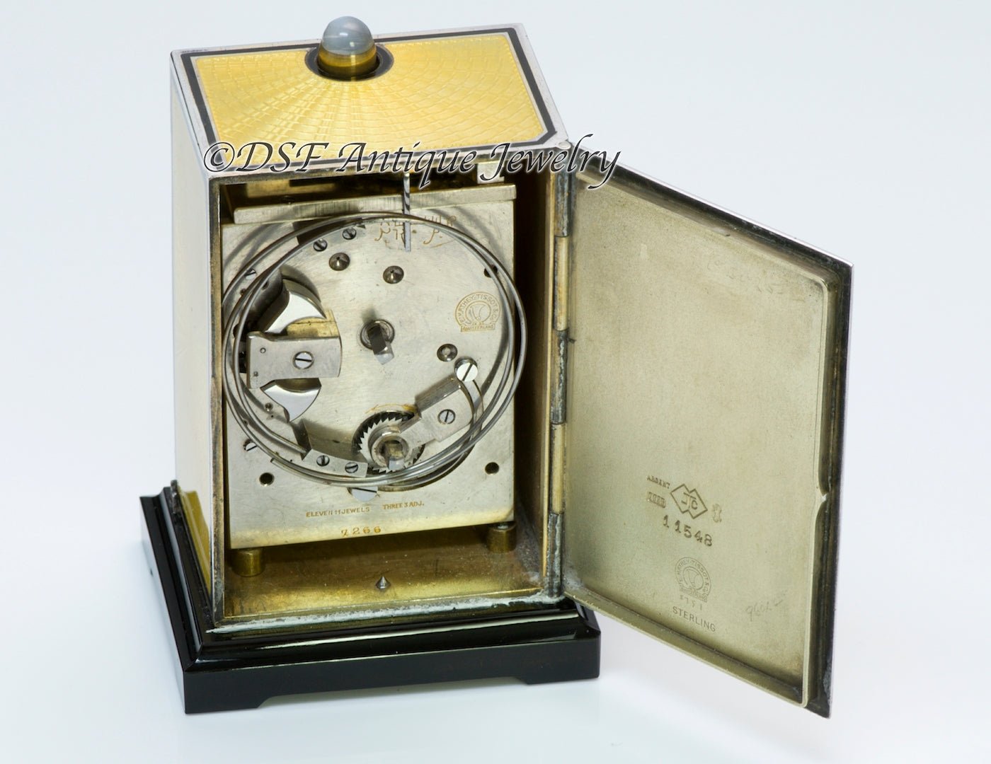 Tiffany & Co. Enamel Repeater Clock