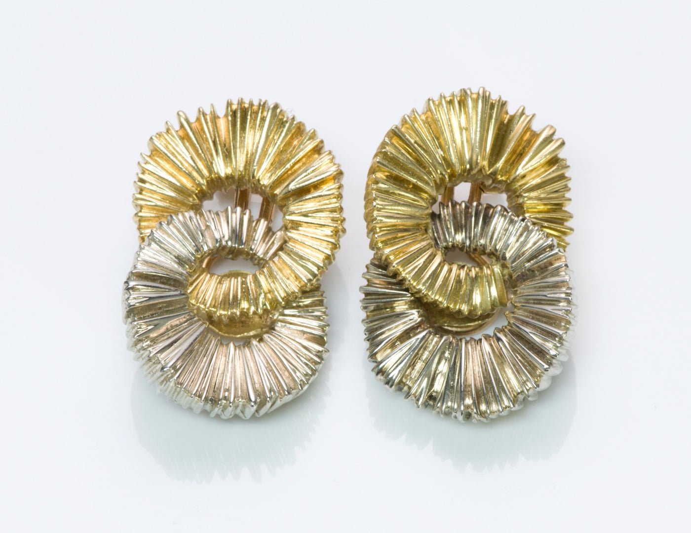 Tiffany & Co. Fluted Gold Earrings
